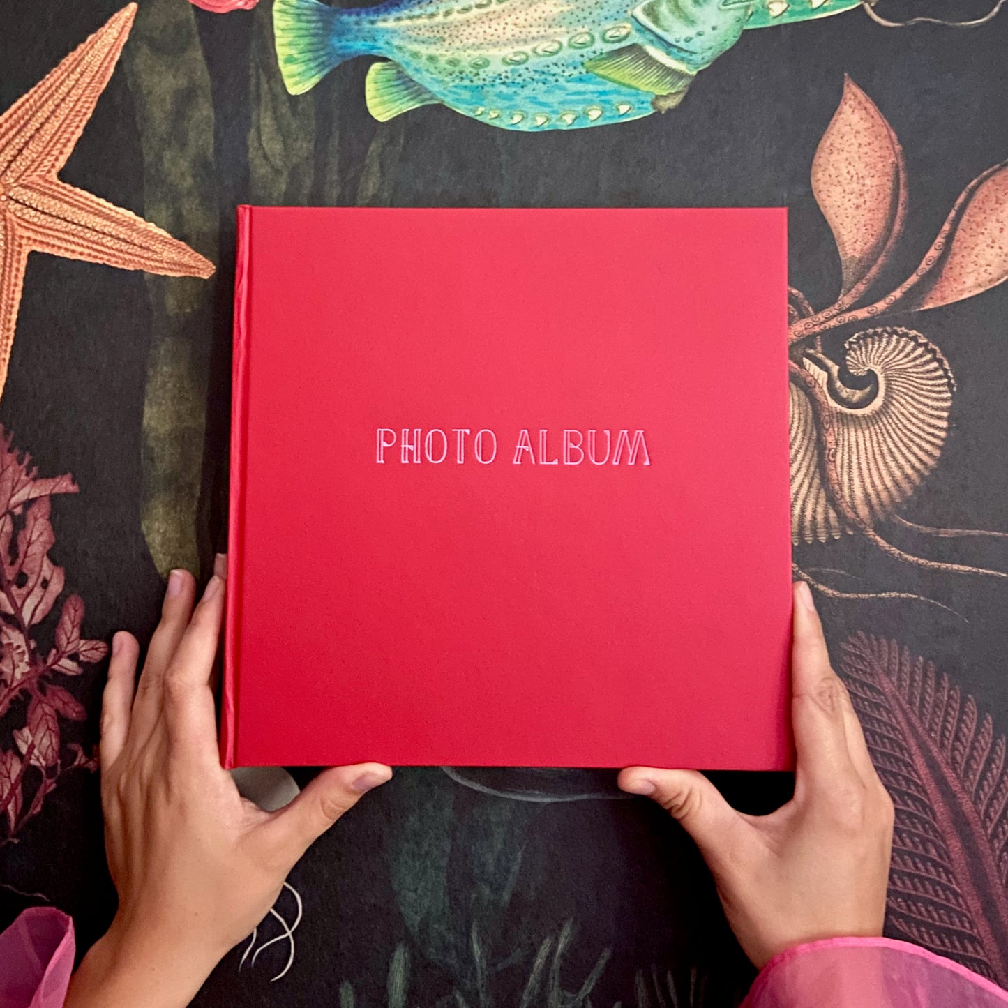 Modern and contemporary square photo album
