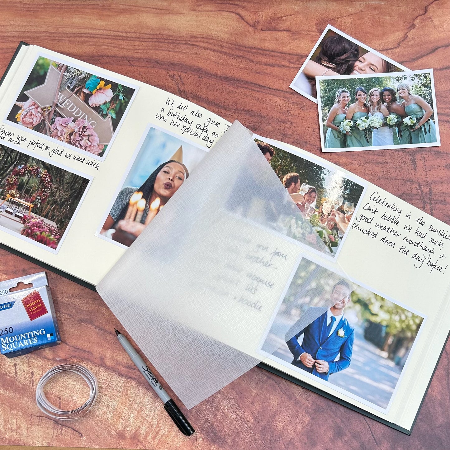 Personalised Leather Wedding Album