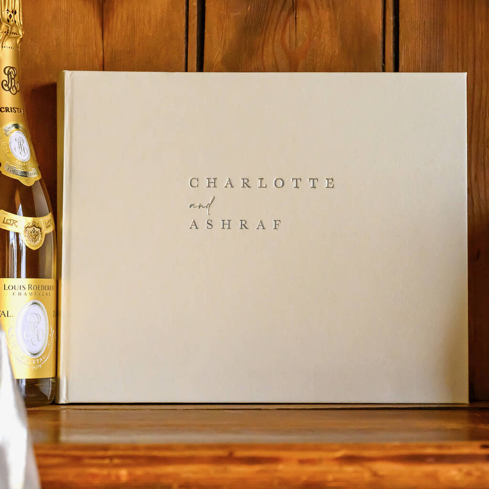 
                      
                        Large Personalised Wedding Guest Book Bound In A Jewel Bookcloth
                      
                    