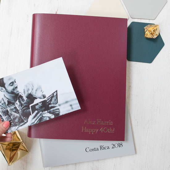 Traditional Font A4 Leather Album