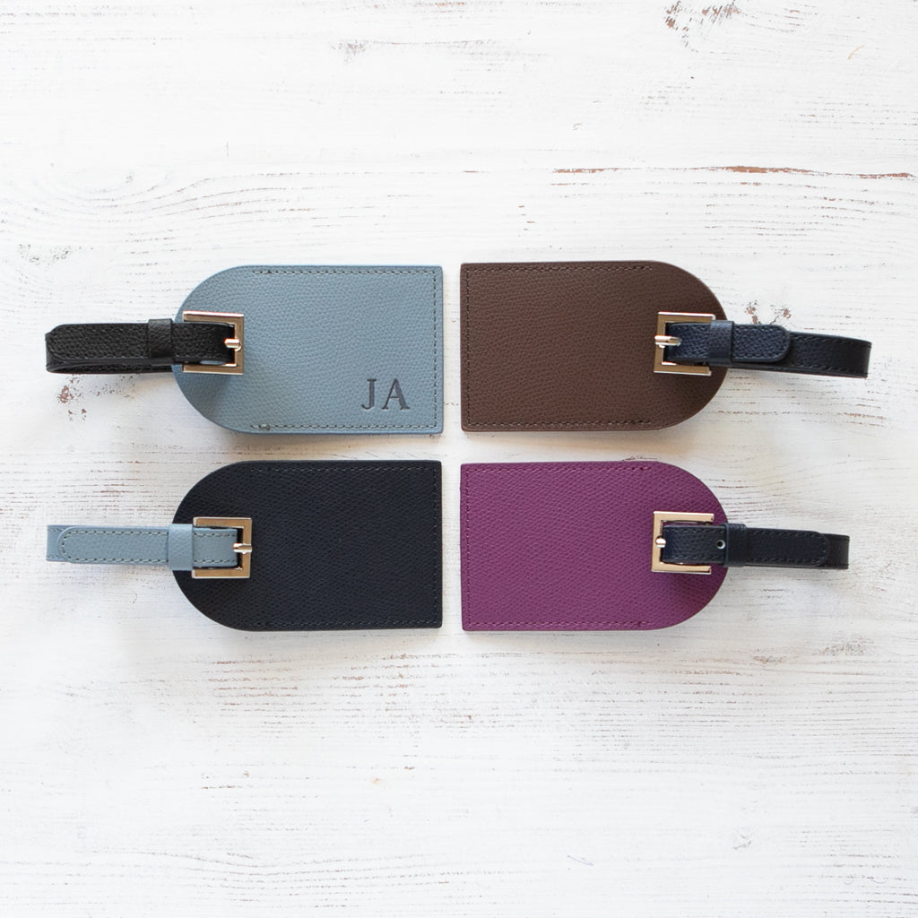Load image into Gallery viewer, Personalised Luggage Tag made from Premium Recycled Leather
