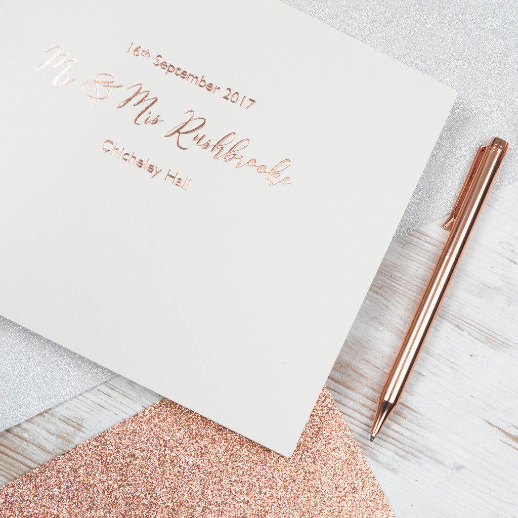 Wedding guest book