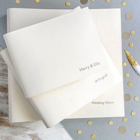 Load image into Gallery viewer, Personalised Leather Wedding Album
